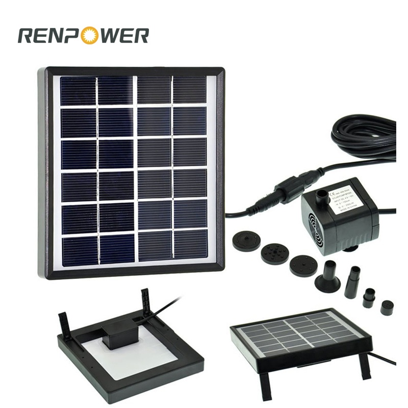 Solární zahrada miniature 1,5 W dc fontána čerpadla solární miniaturní krajina fontána dekorace čerpadla
